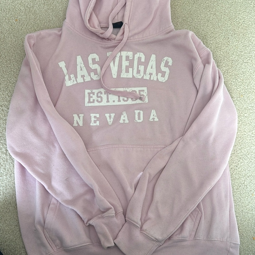 Pink Las Vegasgas size small sweatshirt